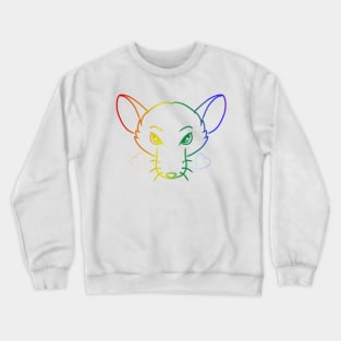 Rad Rat (Rainbow Version) Crewneck Sweatshirt